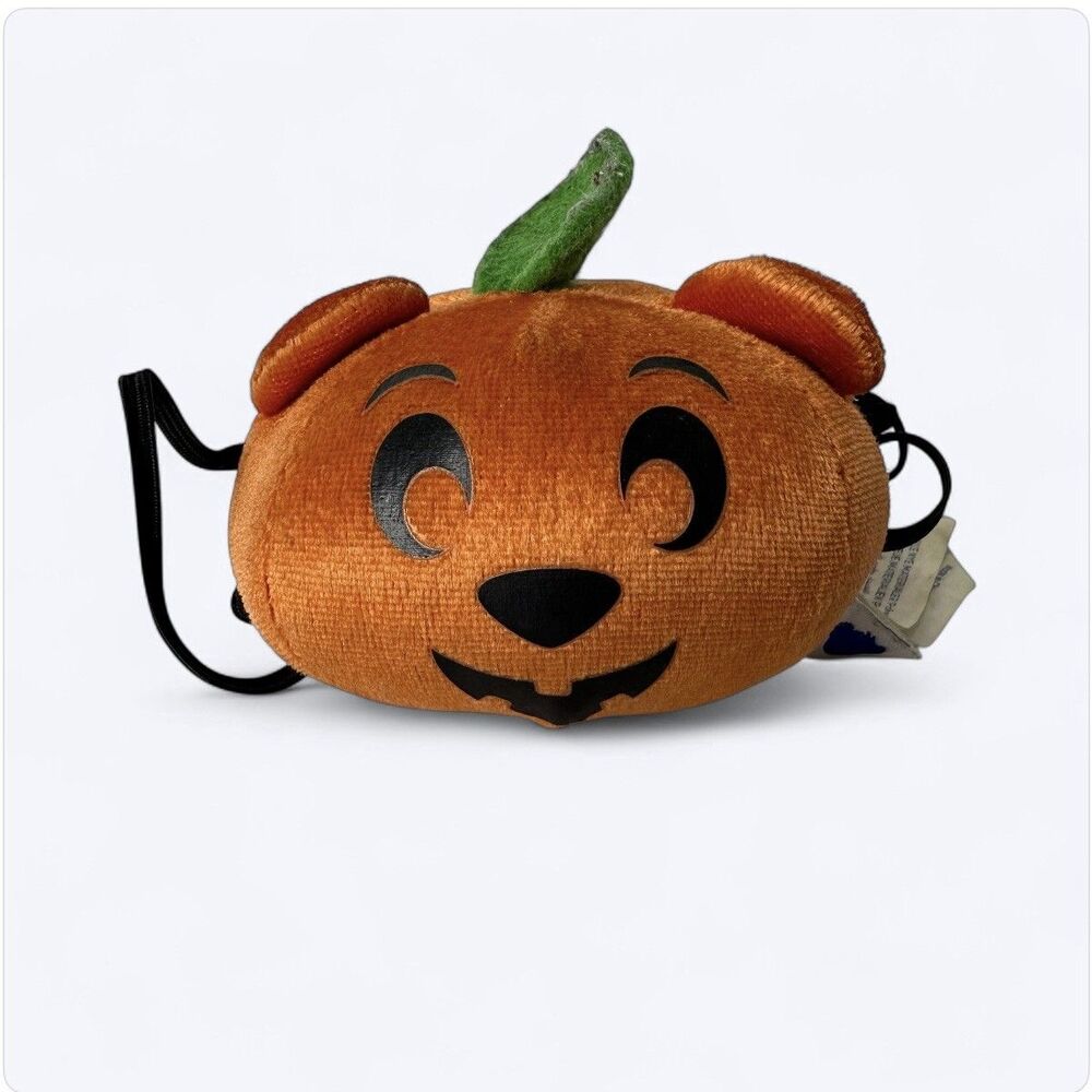 Build A Bear Halloween Pumpkin Wristie‎ Jack O Lantern Toy Plush Accessory